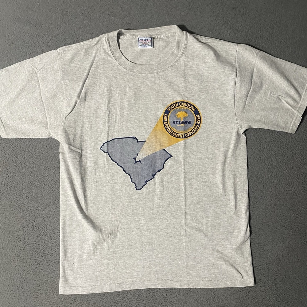 Vintage South Carolina‎ Law Enforcement Officers Association T-shirt Large USA